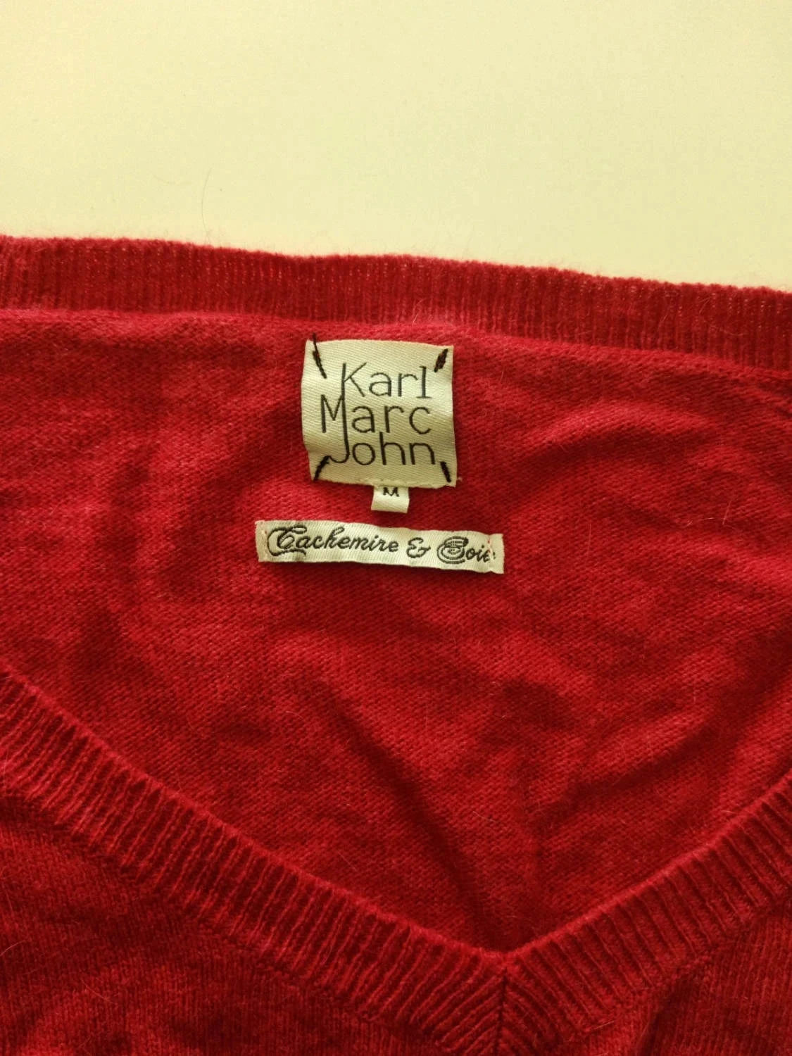 C128 pull fin rouge Karl Marc John M – photo 4